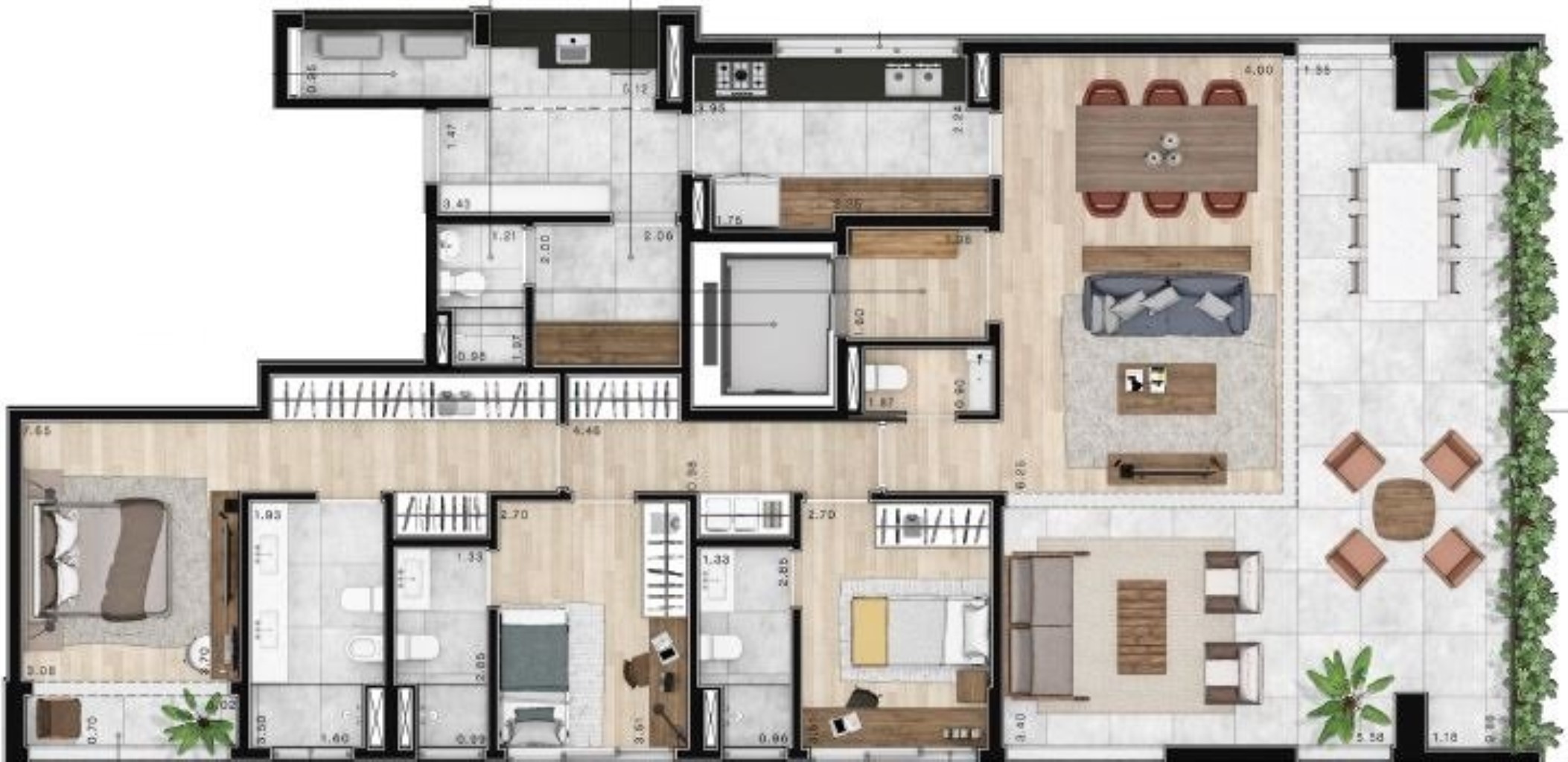 APARTAMENTO RESIDENCIAL em São Paulo - SP, Cerqueira César
