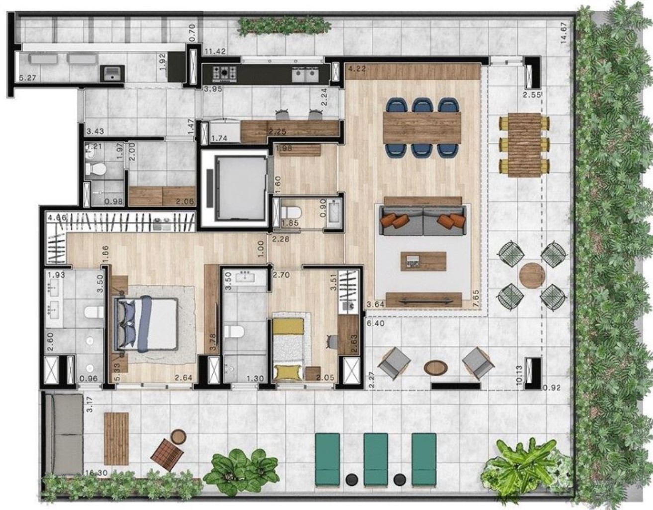 APARTAMENTO RESIDENCIAL em São Paulo - SP, Cerqueira César
