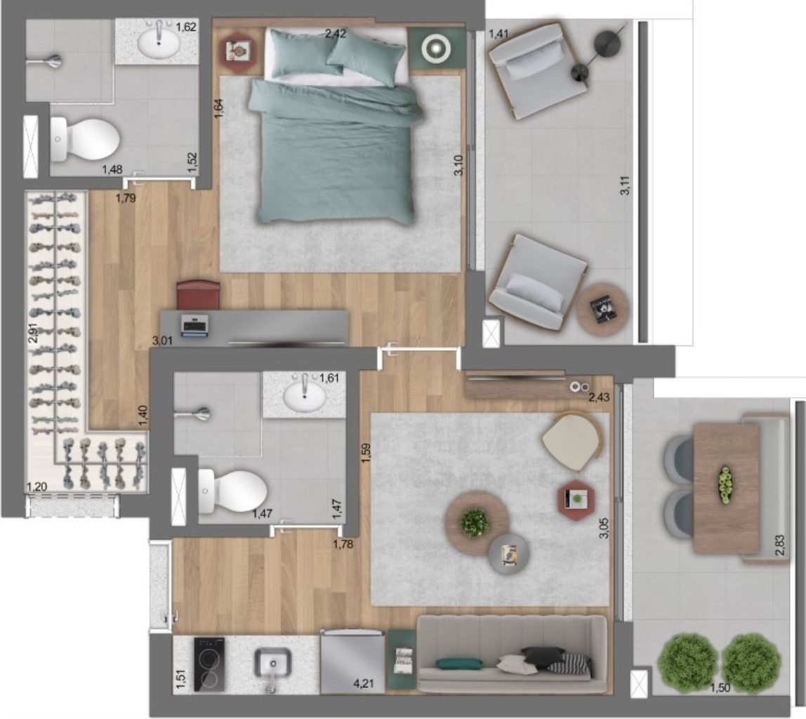 STUDIO RESIDENCIAL em São Paulo - SP, Paraíso