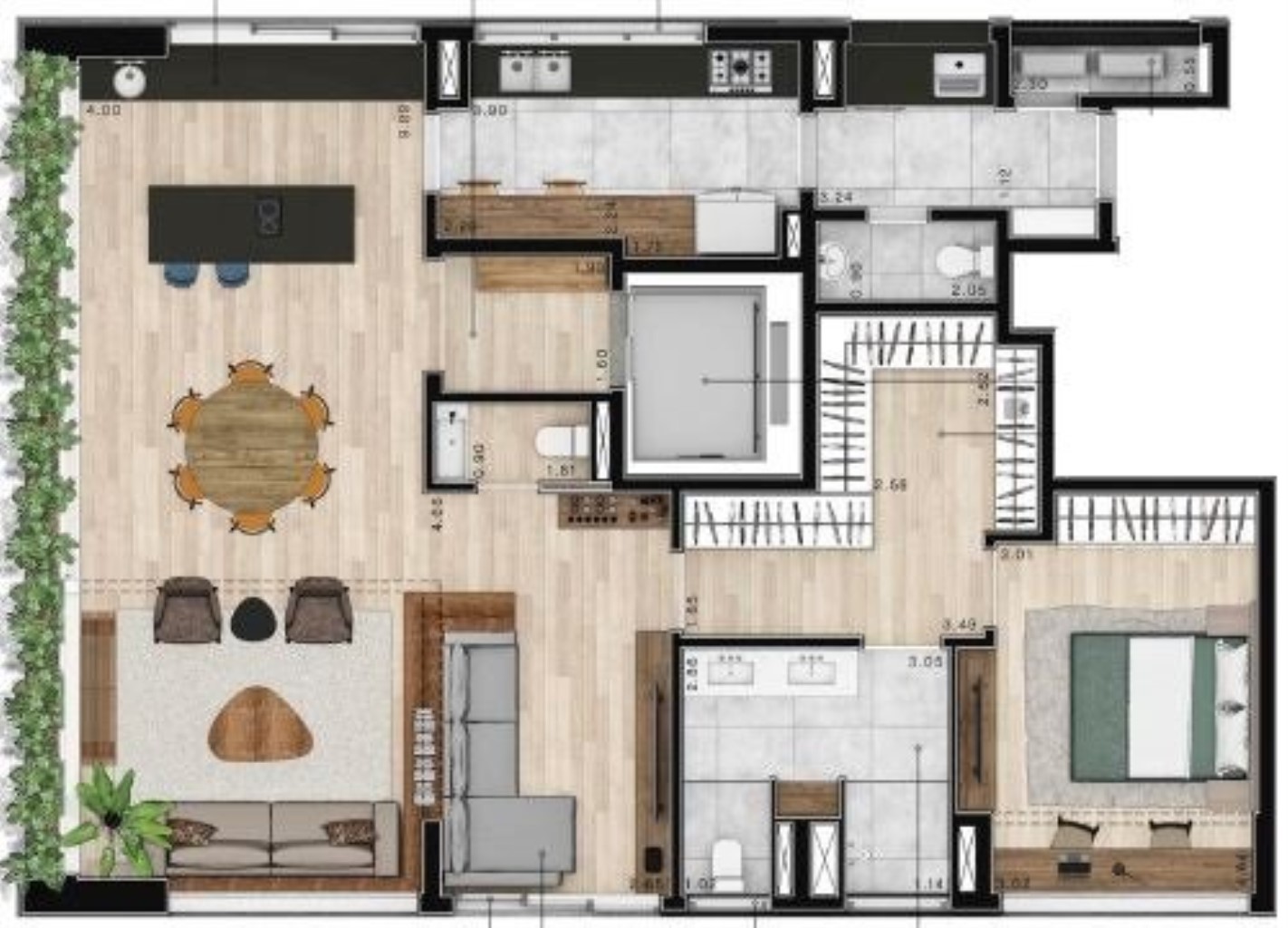 APARTAMENTO RESIDENCIAL em São Paulo - SP, Cerqueira César