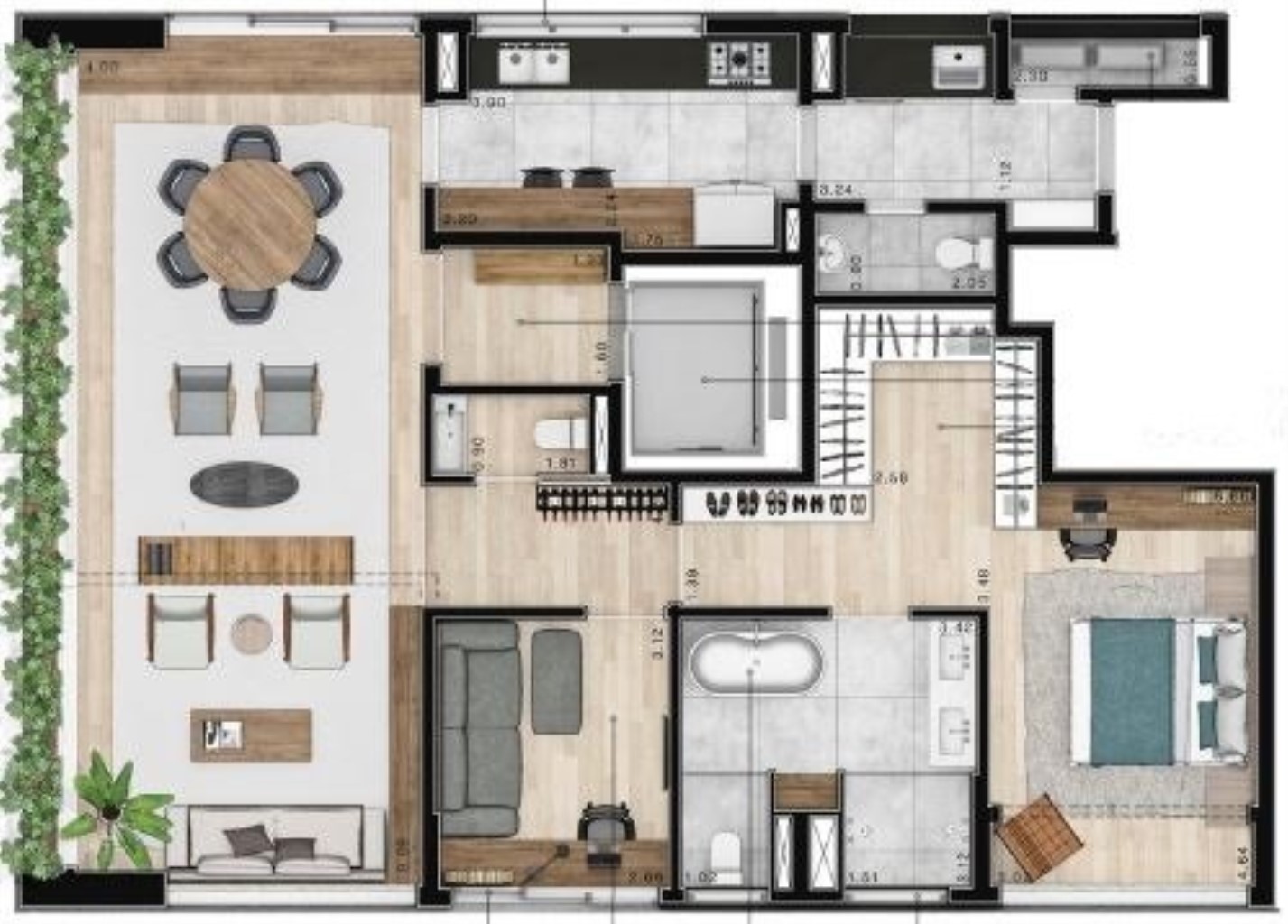 APARTAMENTO RESIDENCIAL em São Paulo - SP, Cerqueira César