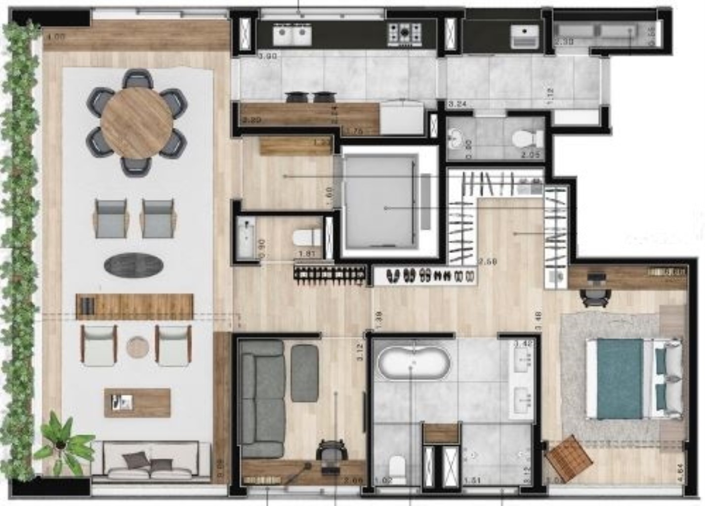 APARTAMENTO RESIDENCIAL em São Paulo - SP, Cerqueira César