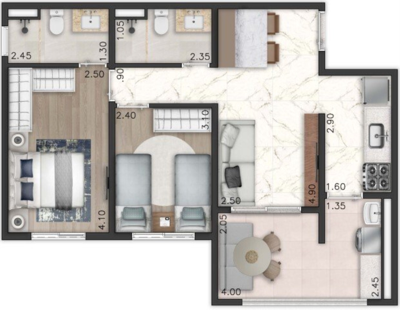 APARTAMENTO RESIDENCIAL em São Paulo - SP, Perdizes