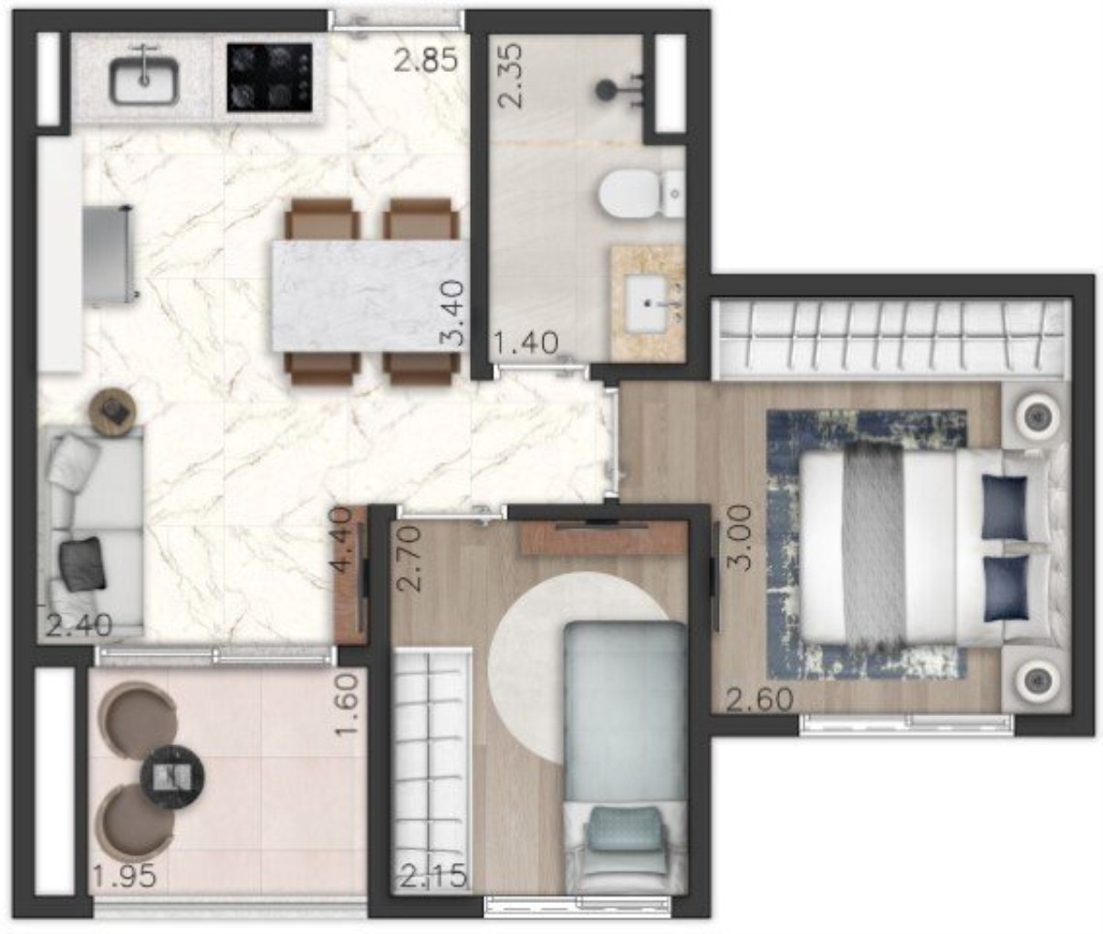 Apartamento, 3 quartos, 167 m² - Foto 28