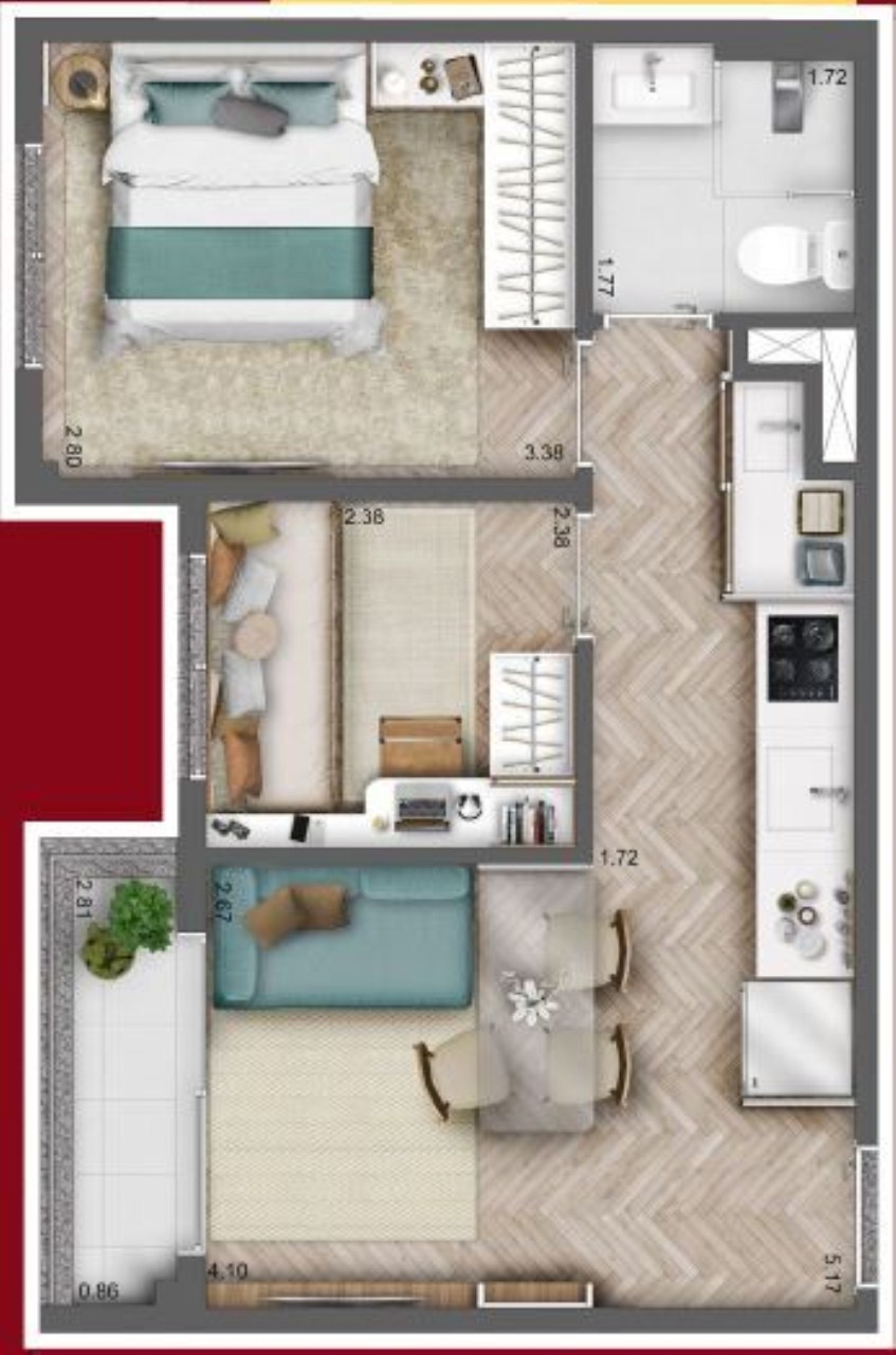 APARTAMENTO RESIDENCIAL em São Paulo - SP, Perdizes