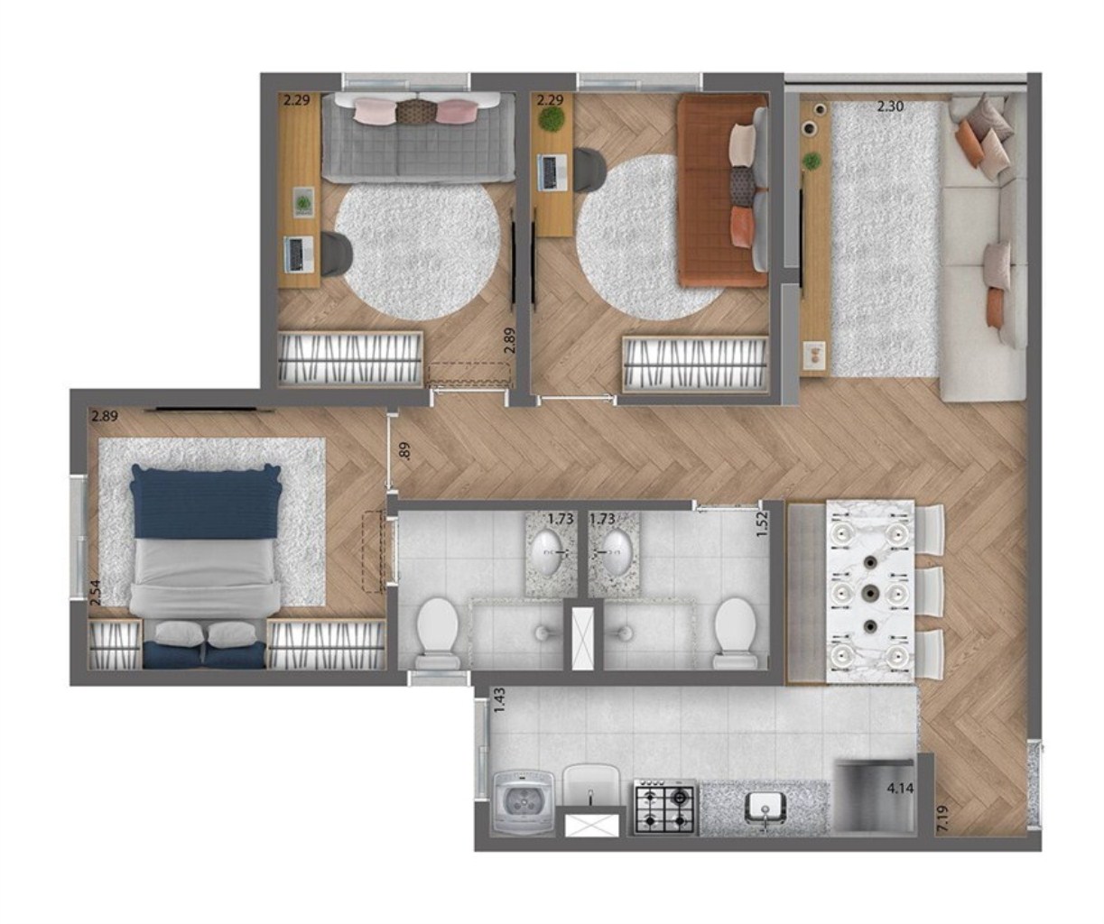 APARTAMENTO RESIDENCIAL em São Paulo - SP, Tatuapé