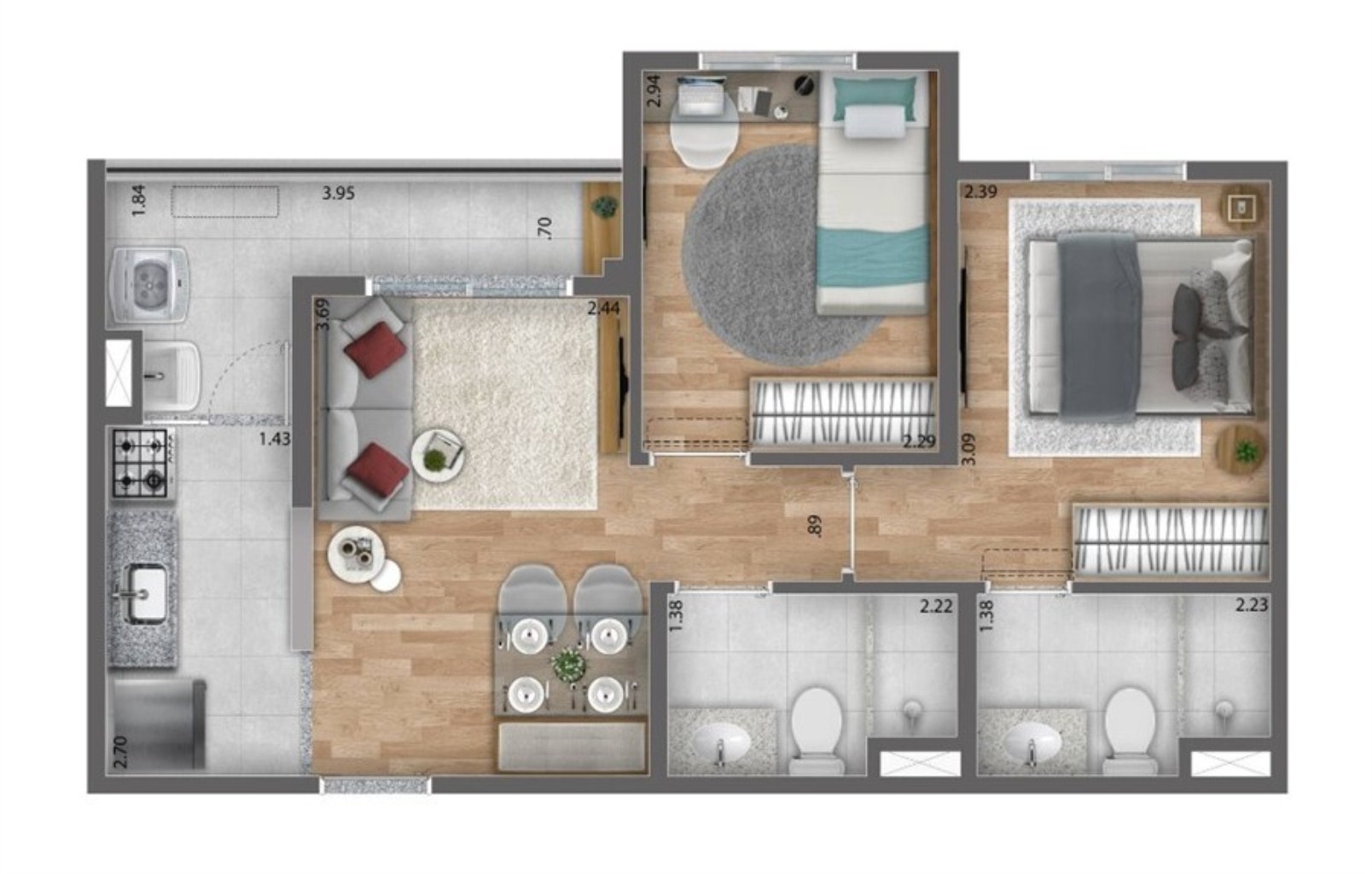 APARTAMENTO RESIDENCIAL em São Paulo - SP, Tatuapé