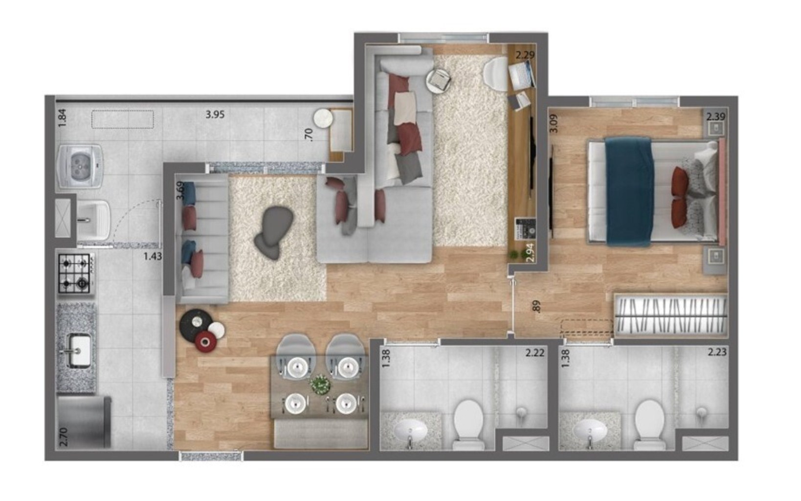 APARTAMENTO RESIDENCIAL em São Paulo - SP, Tatuapé