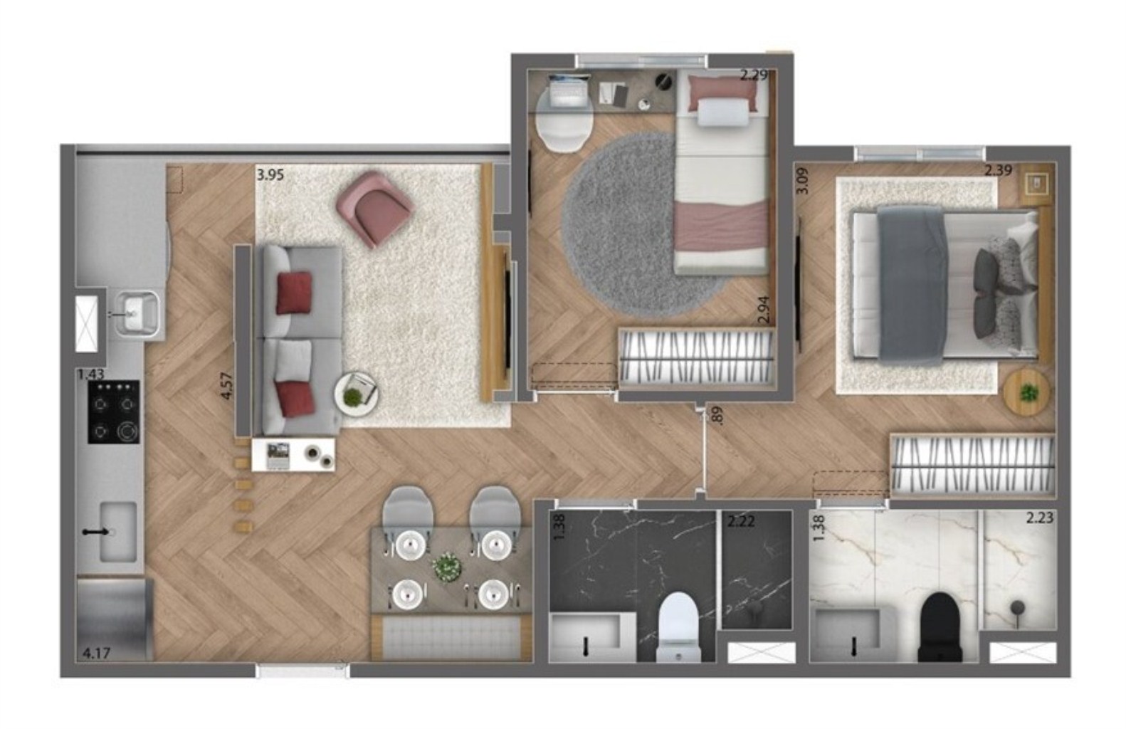 APARTAMENTO RESIDENCIAL em São Paulo - SP, Tatuapé
