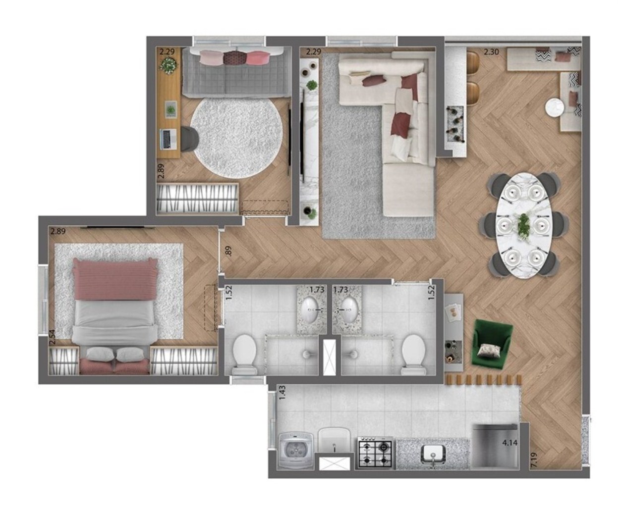 APARTAMENTO RESIDENCIAL em São Paulo - SP, Tatuapé