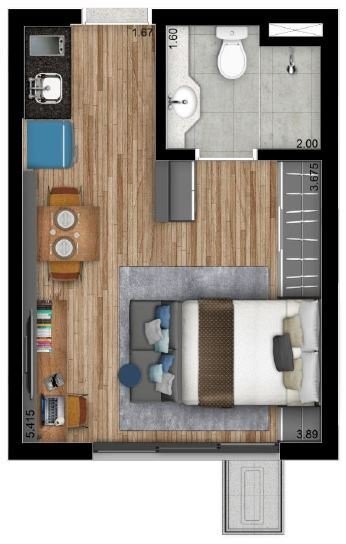 Apartamento à venda ,, 3 Quartos, 1 Suite, 1 Vaga, 68M², Lazer Suspenso - ao lado Metro Santa Cruz - Vila Mariana, São Paulo - SP
