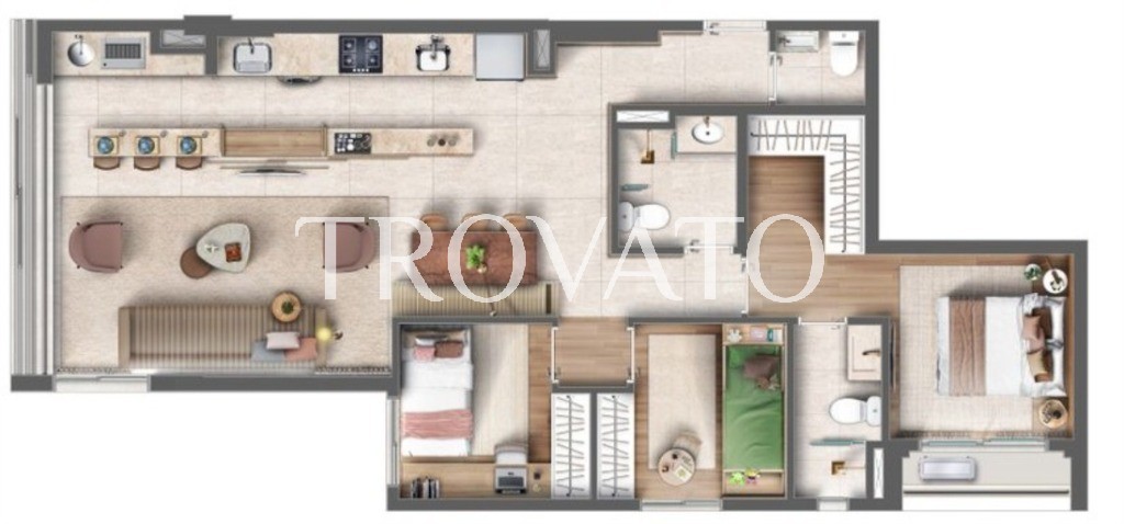 Apartamento a venda,Vila Mariana,de R$1.487.610,00 3 dormitorios, 1 suite, 1 vaga, mais deposito Espaco Lazer completo,