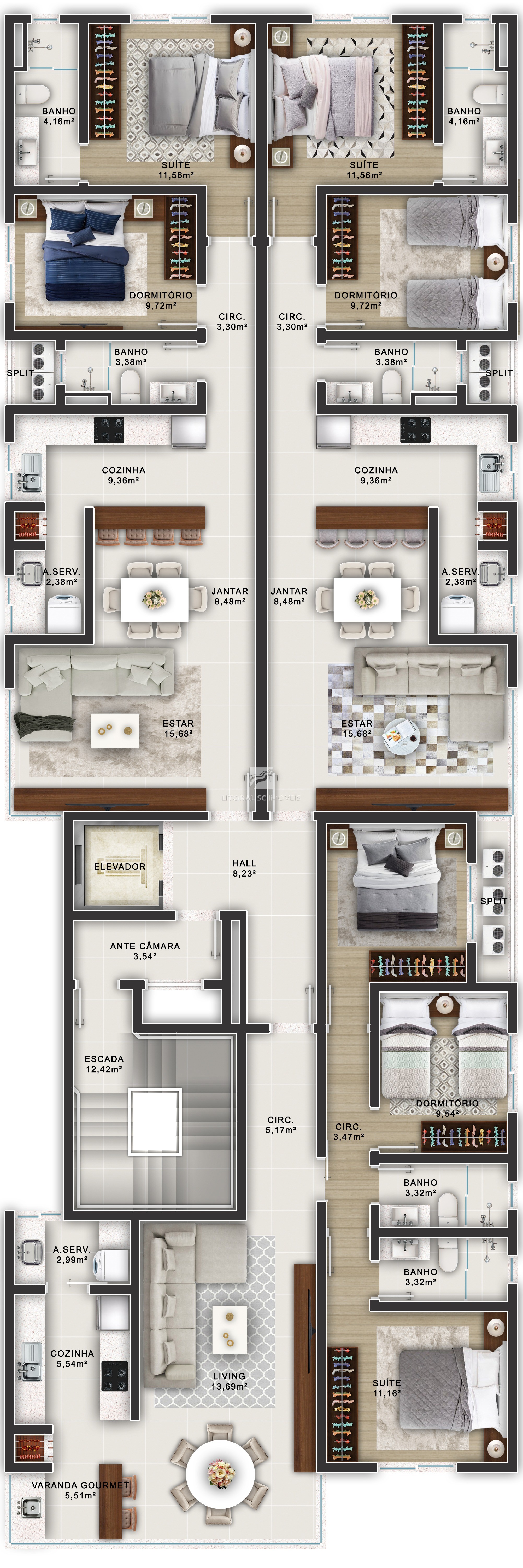 Apartamento, 3 quartos, 95 m² - Foto 10