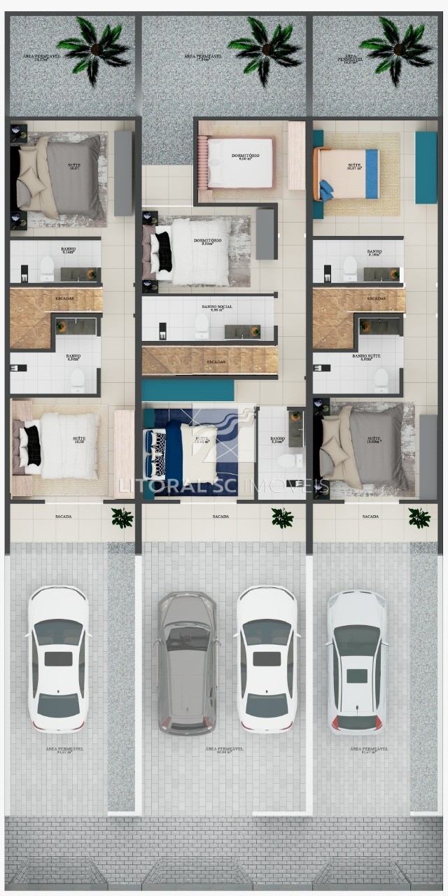 Sobrado, 2 quartos, 82 m² - Foto 6