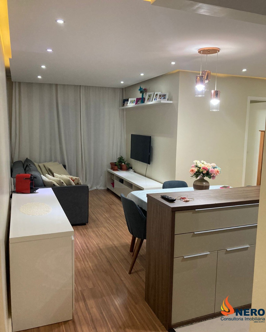 Apartamento para venda na Vila Andrade, Raízes Morumbi, 66m², 2 quartos (1 suíte), sala ampliada, vaga coberta