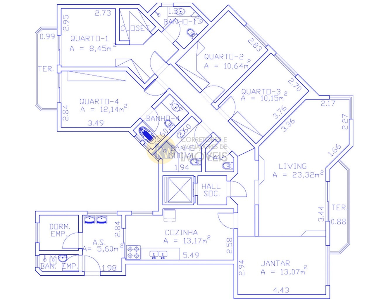Apartamento, 4 quartos, 176 m² - Foto 49