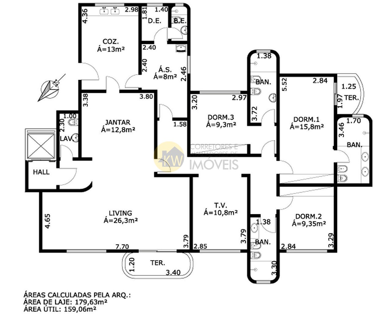 Apartamento, 4 quartos, 182 m² - Foto 9