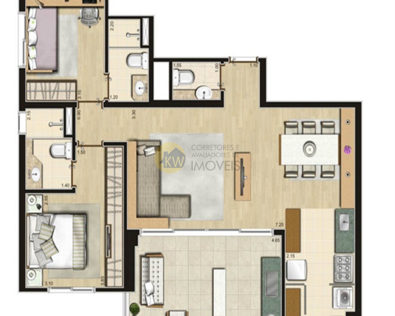 Apartamento, 2 quartos, 72 m² - Foto 21