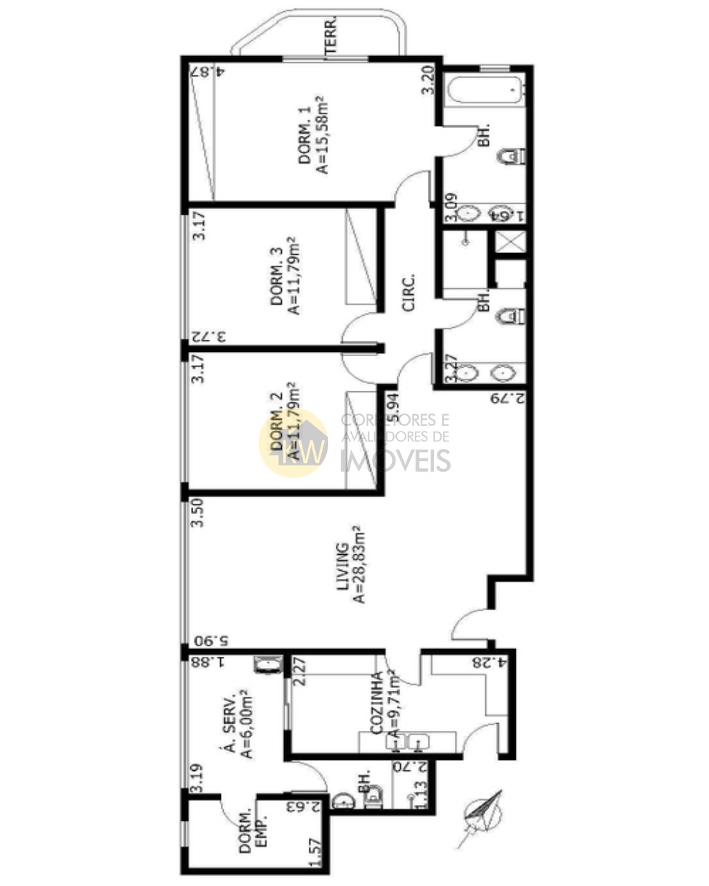 Apartamento, 3 quartos, 128 m² - Foto 5
