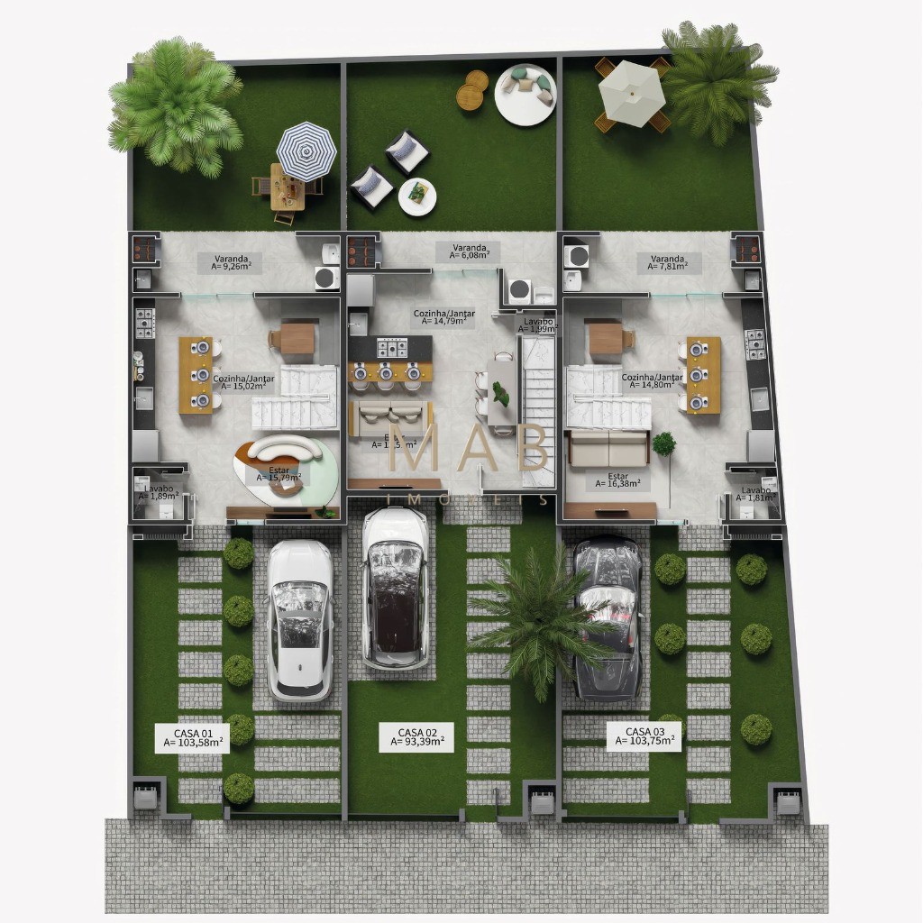 Imperdível casa à venda em Florianópolis-SC, Cachoeira do Bom Jesus: 3 quartos sendo 1 suíte MASTER, living open concept, bwc social, 2 vagas, 110 m².
