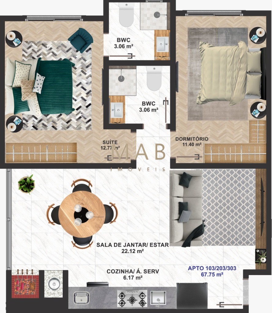 Venha conhecer o mais novo residencial que está surgindo na Praia de Canasvieiras em Florianópolis/SC!! Apartamento com 67,75 m² em Canasvieiras