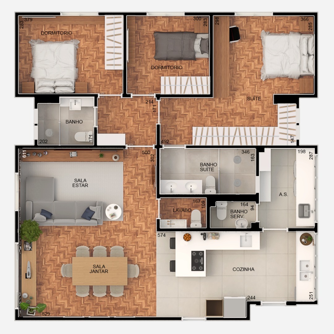 Apartamento, 3 quartos, 117 m² - Foto 5