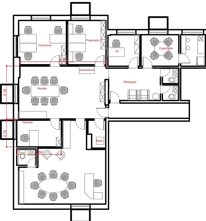 Sala-Conjunto, 151 m² - Foto 13