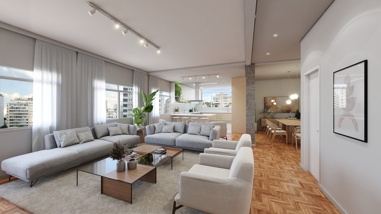 Apartamento, 3 quartos, 230 m² - Foto 2