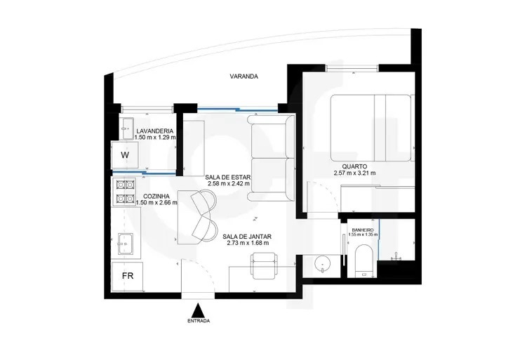 Apartamento, 1 quarto, 37 m² - Foto 27