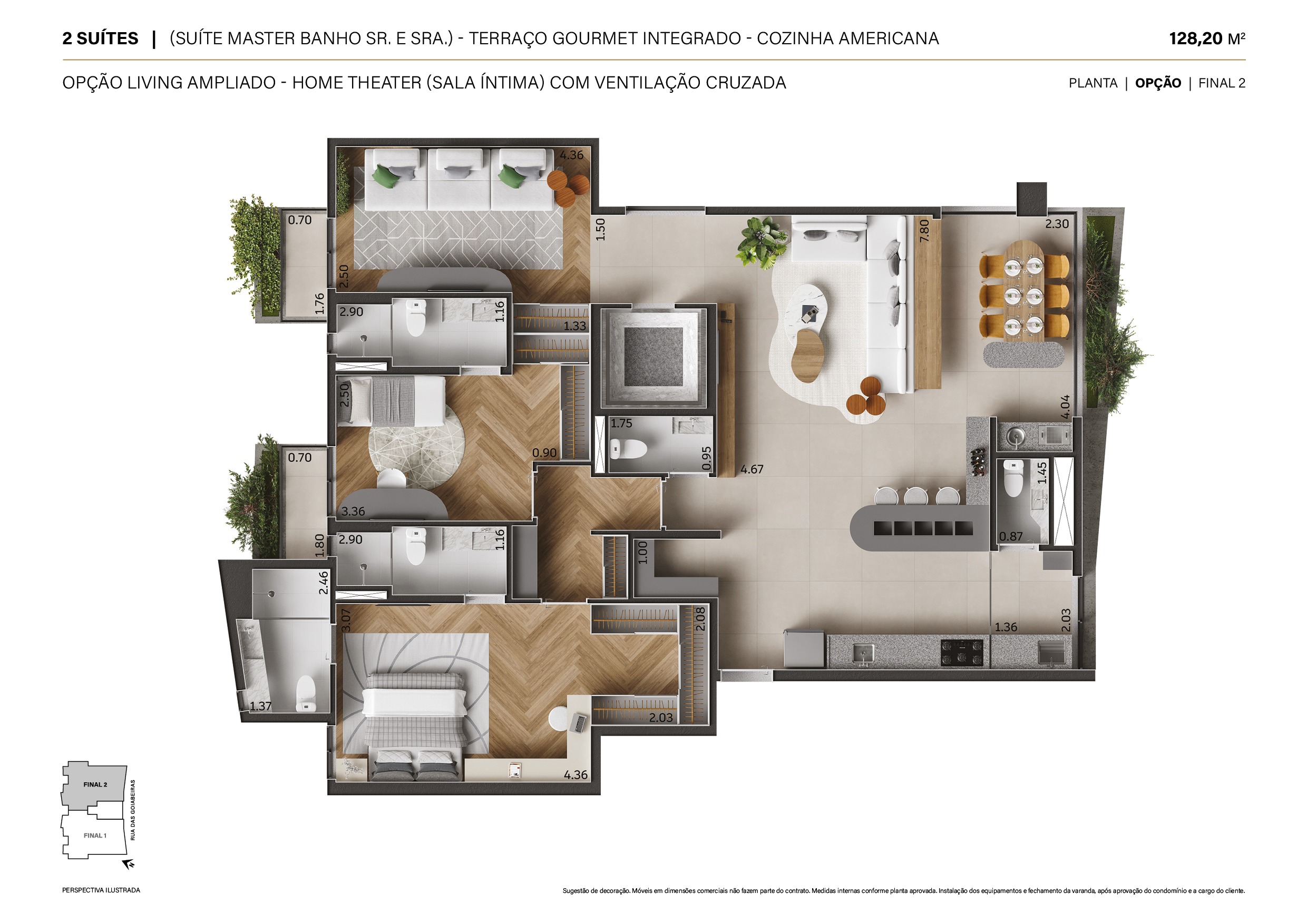 Apartamento, 3 quartos, 128 m² - Foto 6