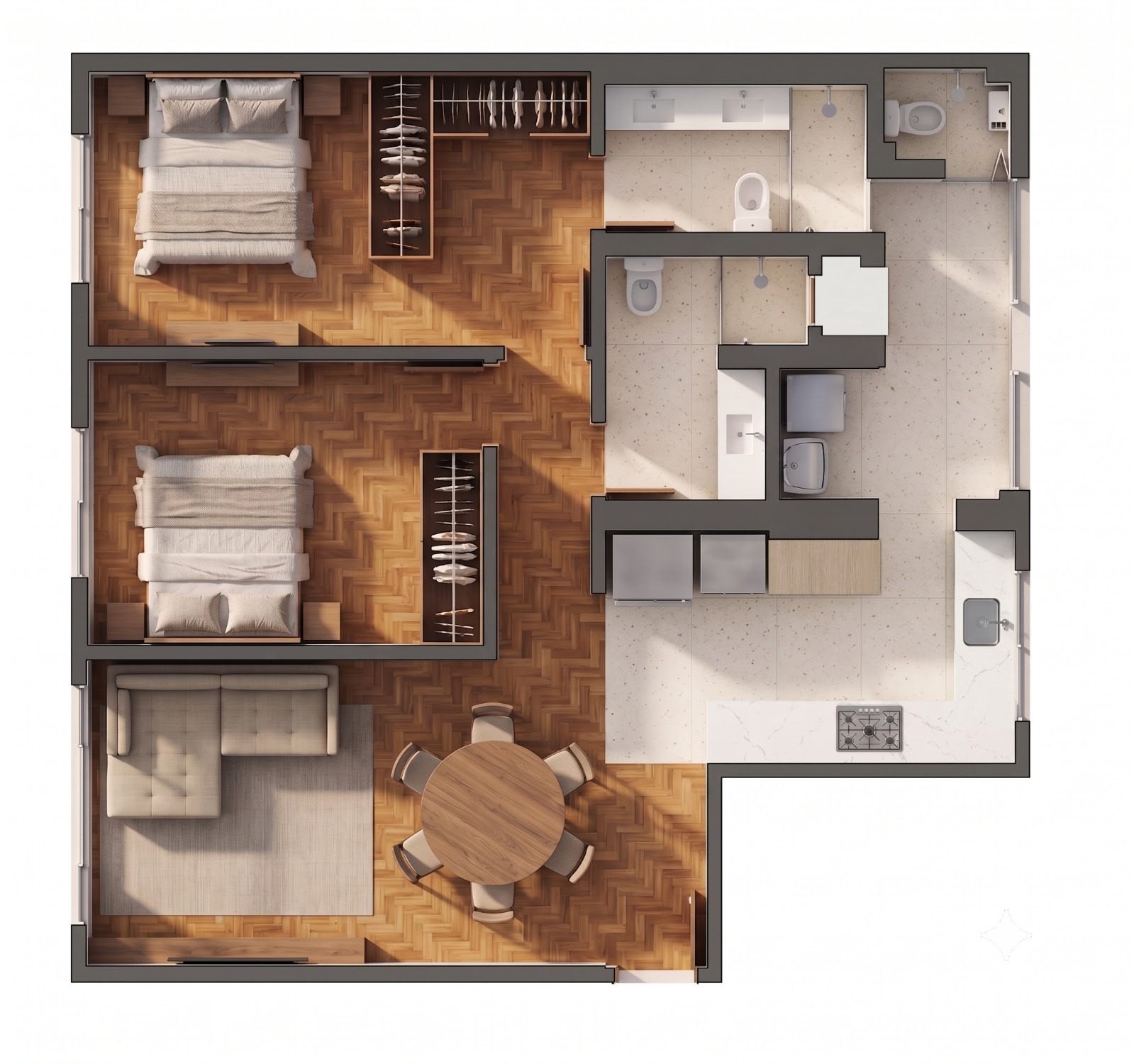Apartamento, 2 quartos, 90 m² - Foto 1