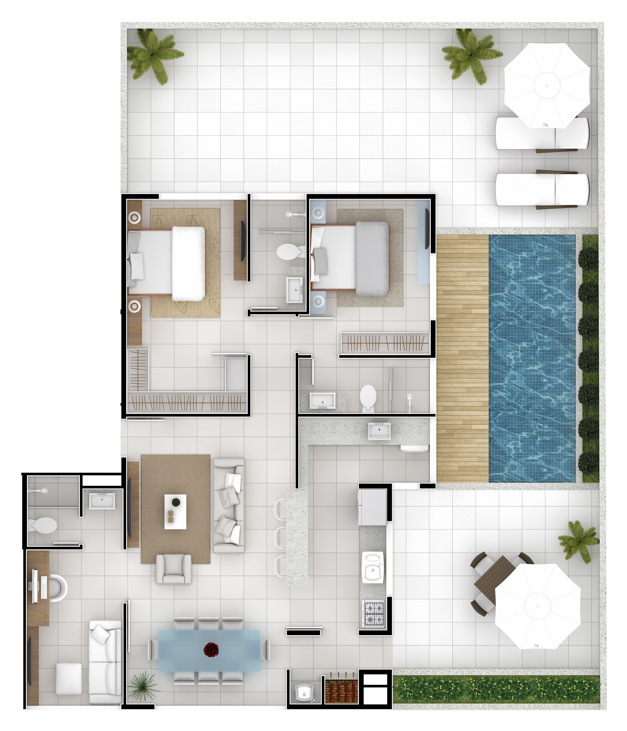 Apartamento, 2 quartos, 92 m² - Foto 2