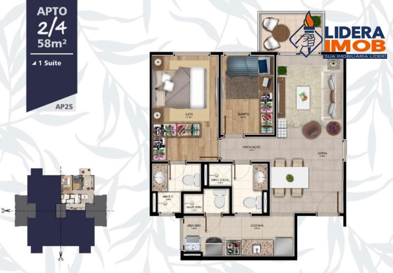 Apartamento, 2 quartos, 88 m² - Foto 7