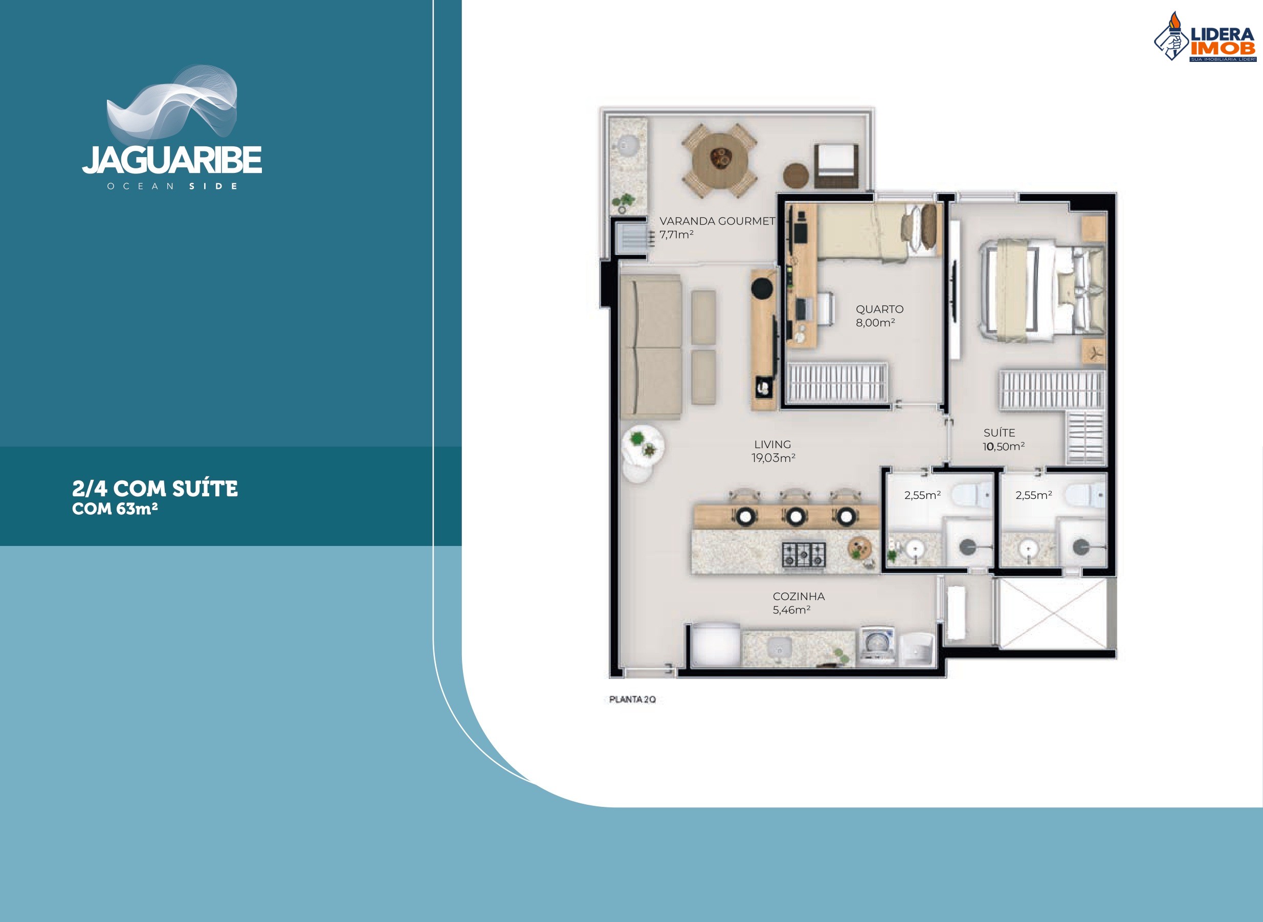 Apartamento, 3 quartos, 63 m² - Foto 21