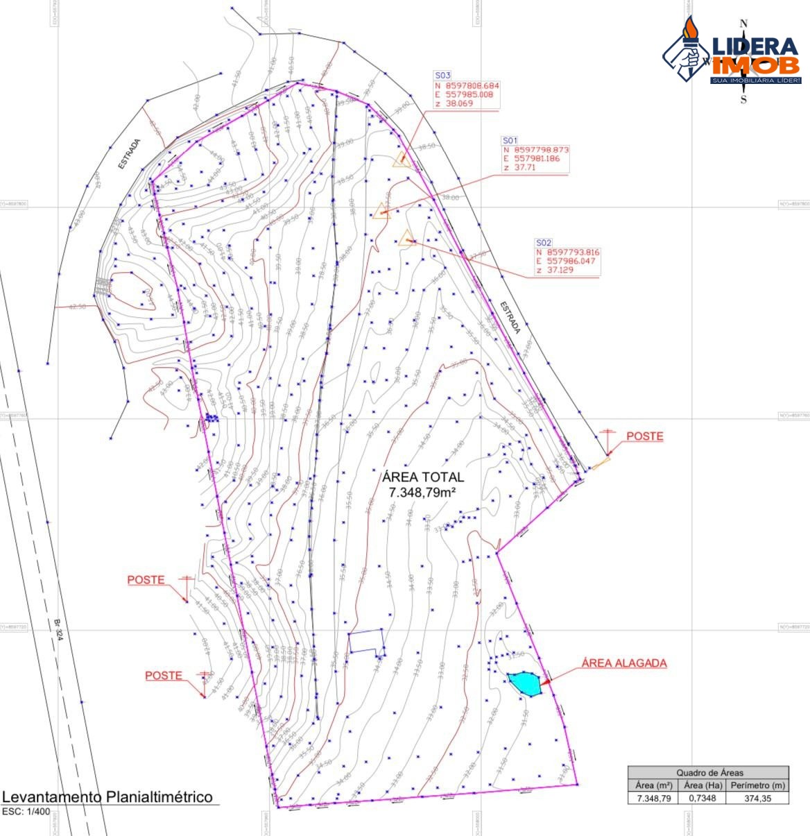 Loteamento e Condomínio, 7348 m² - Foto 2