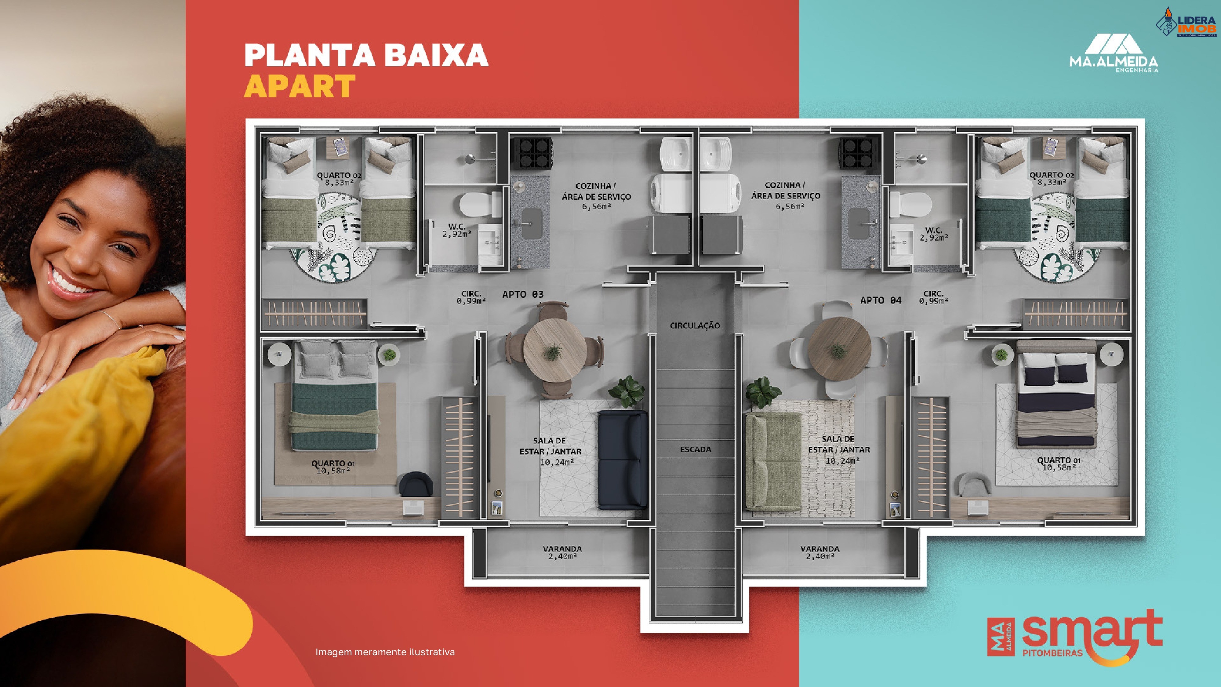 Apartamento, 2 quartos, 42 m² - Foto 24