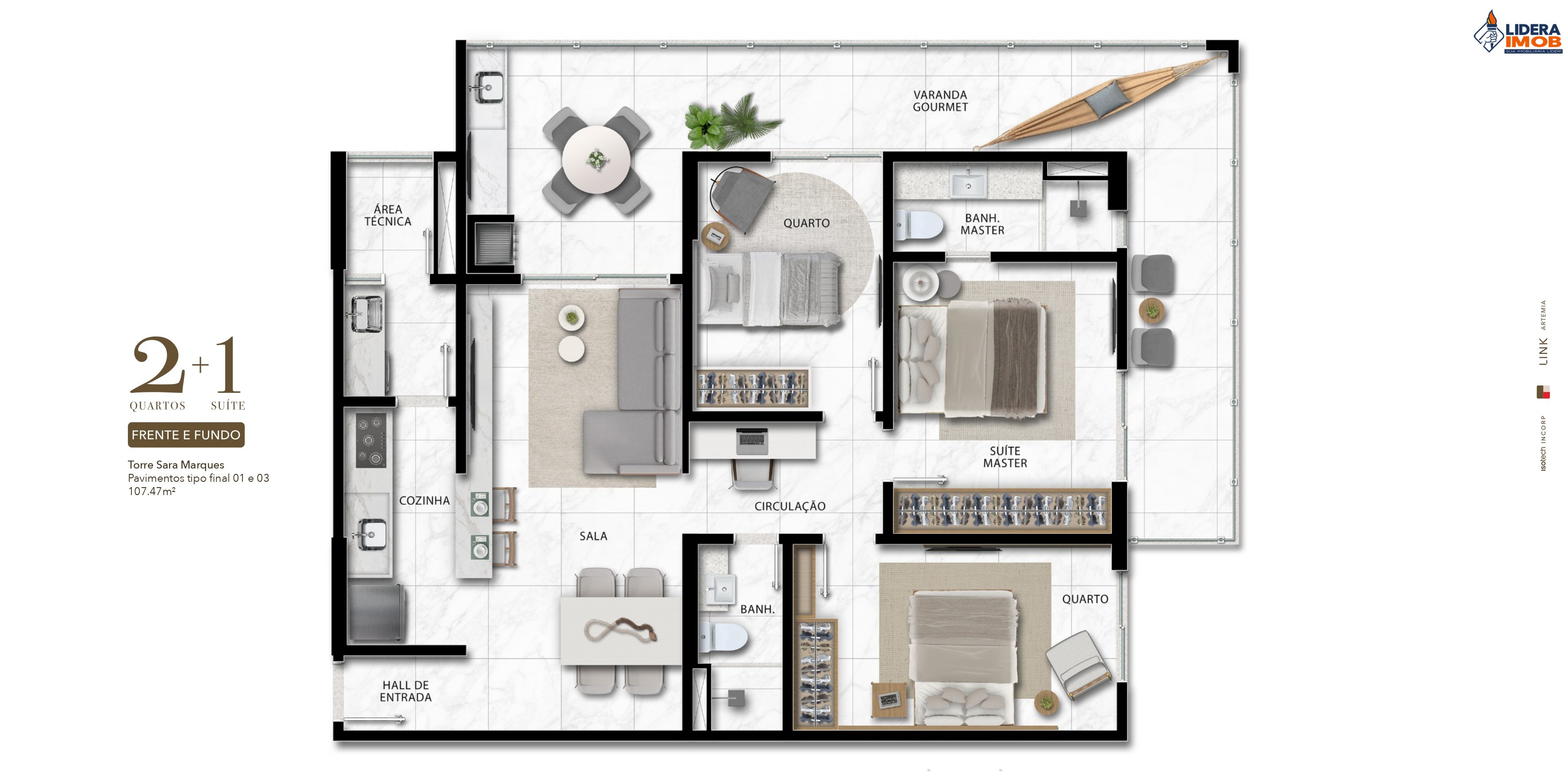 Apartamento, 2 quartos, 69 m² - Foto 19