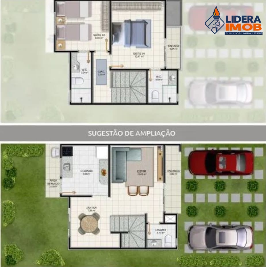 Casa, 3 quartos - Foto 14