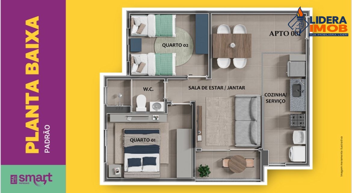 Apartamento, 2 quartos, 50 m² - Foto 8