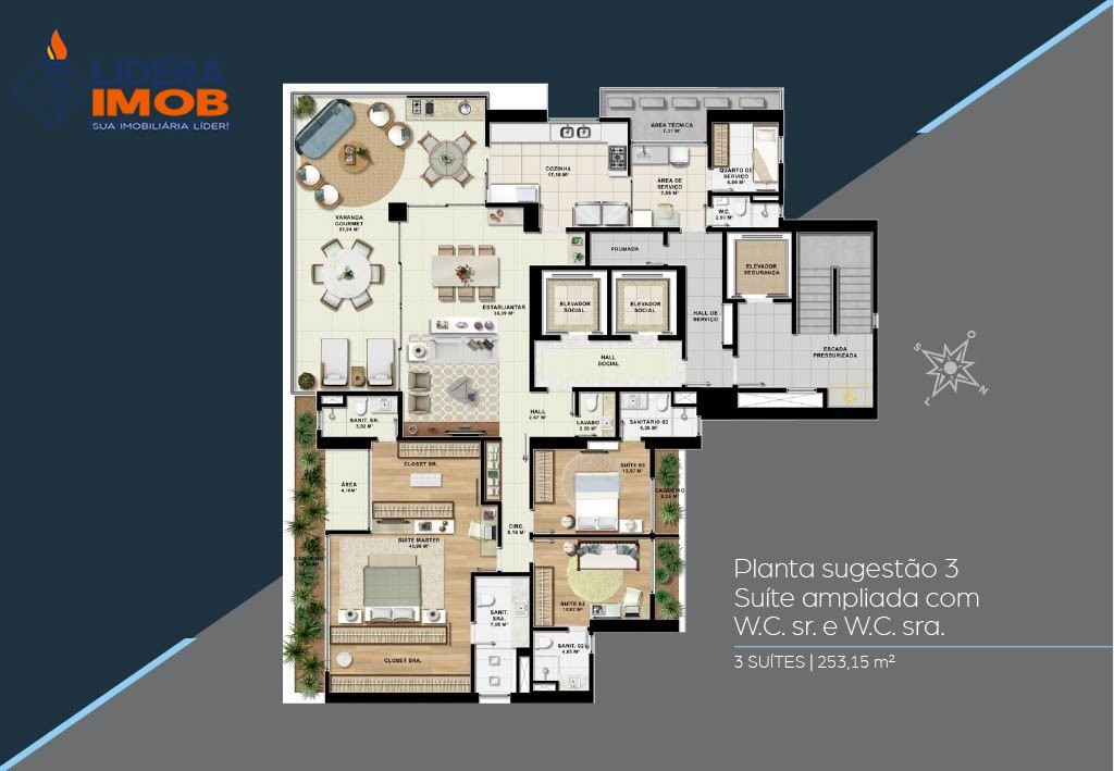 Apartamento, 4 quartos, 253 m² - Foto 26