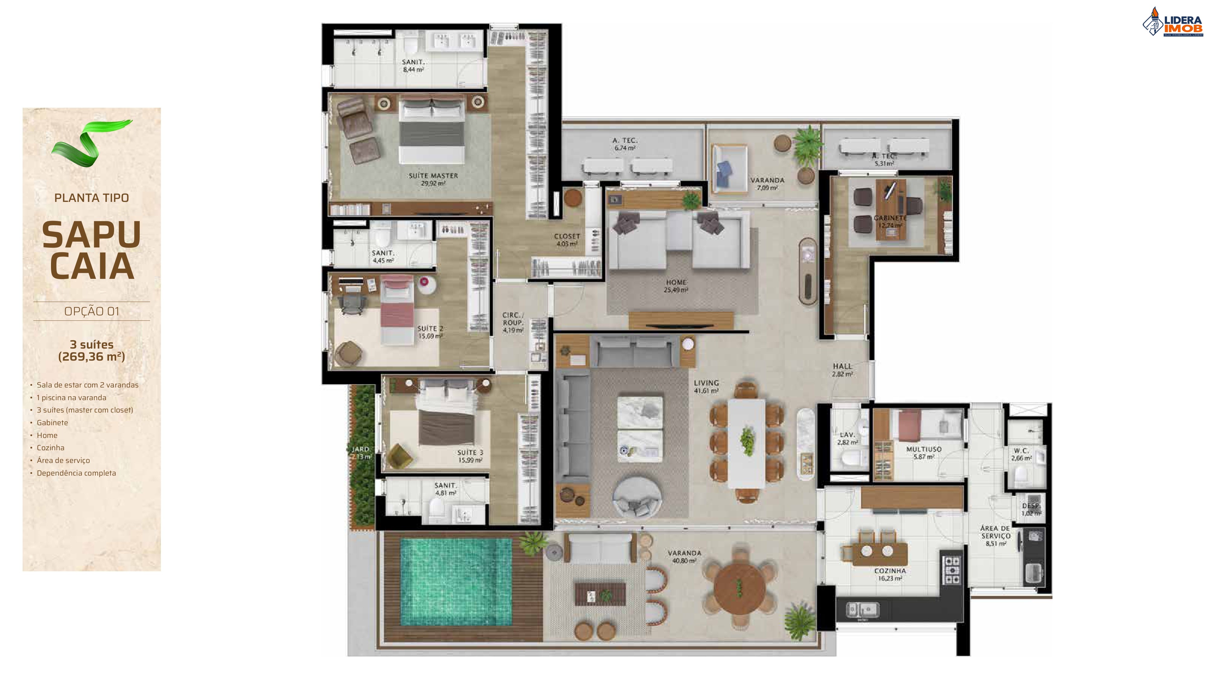 Apartamento, 4 quartos, 225 m² - Foto 56