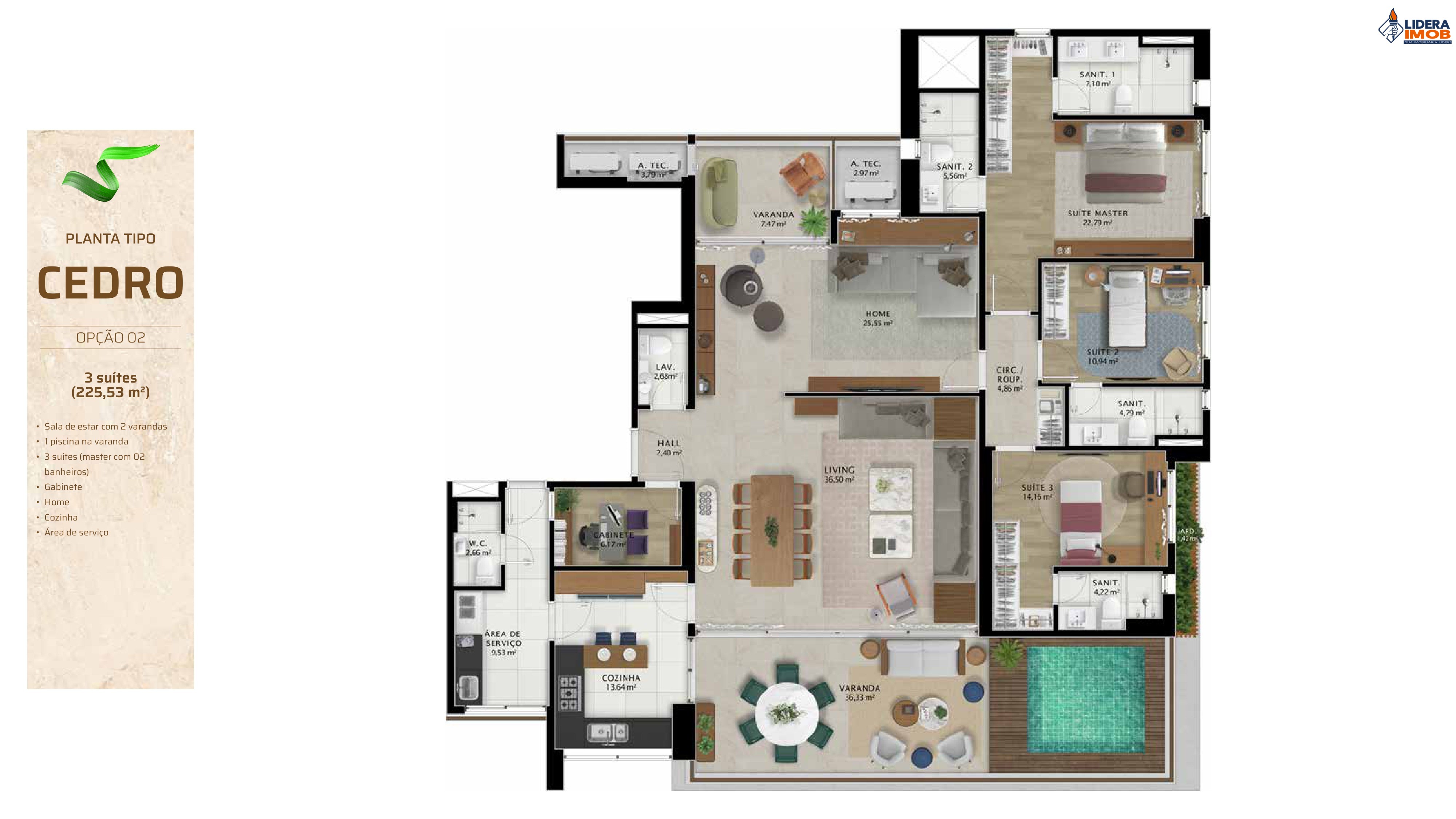 Apartamento, 4 quartos, 225 m² - Foto 65