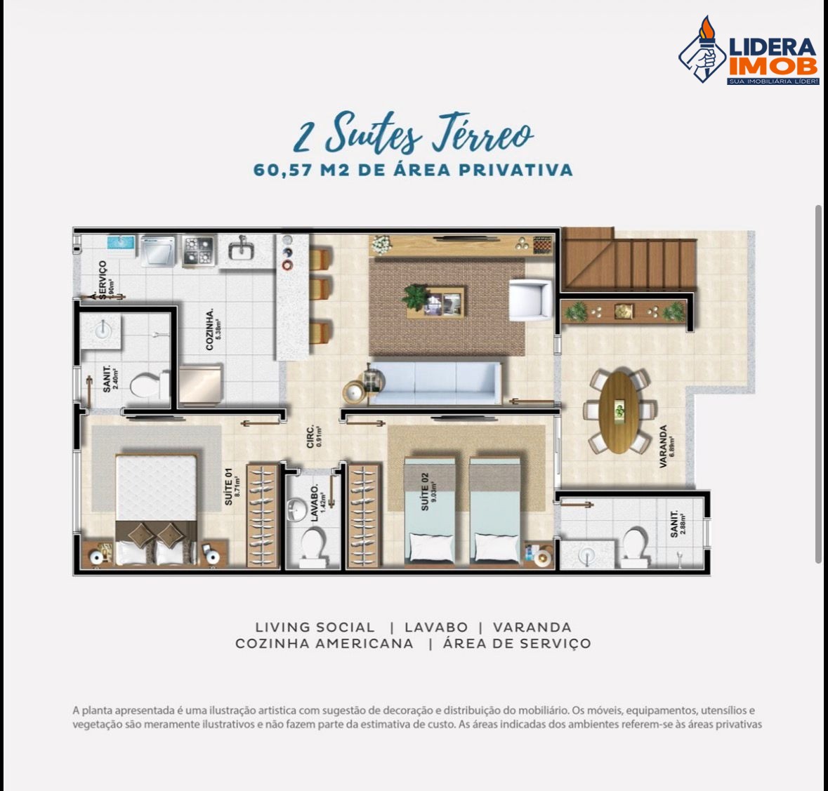 Casa, 2 quartos, 63 m² - Foto 14