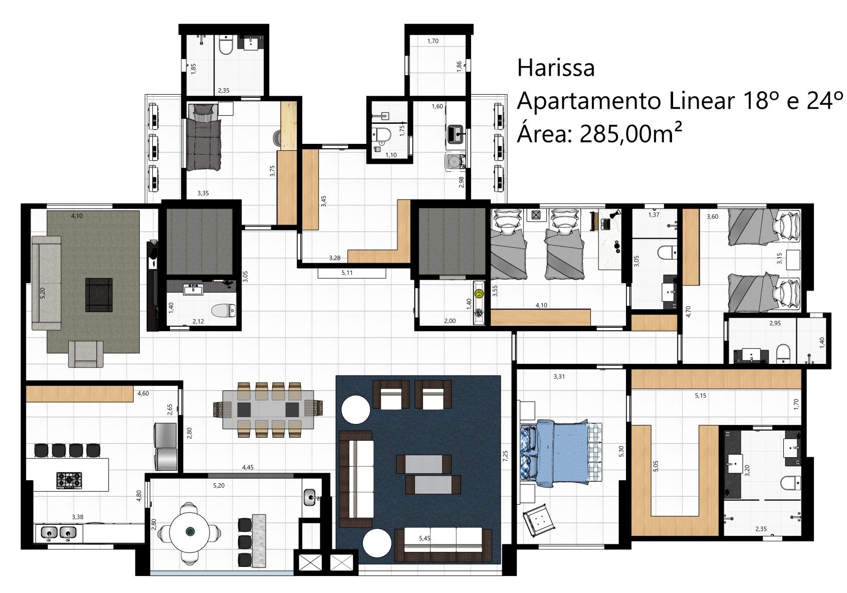 Apartamento, 5 quartos - Foto 7