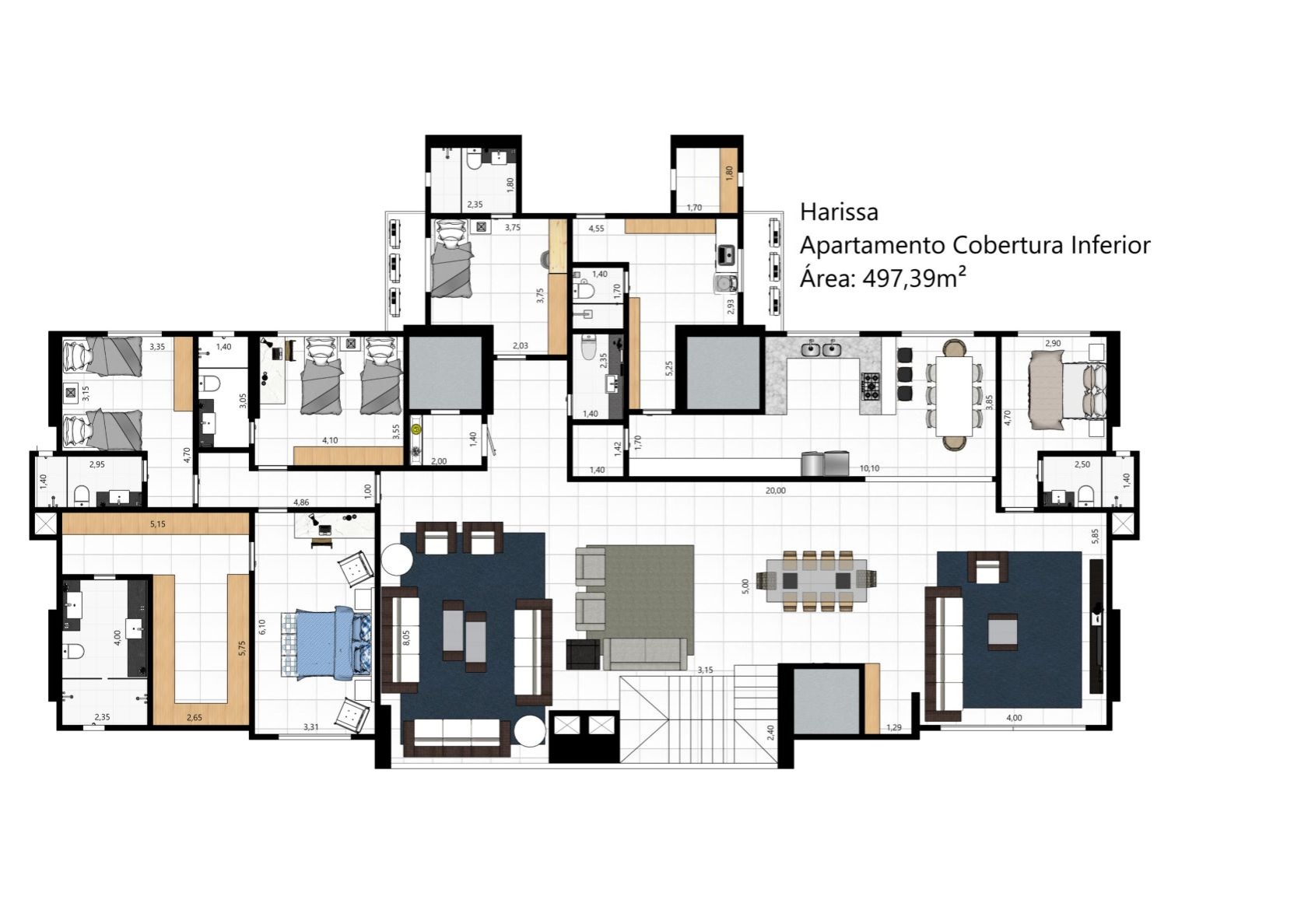 Apartamento, 5 quartos - Foto 9