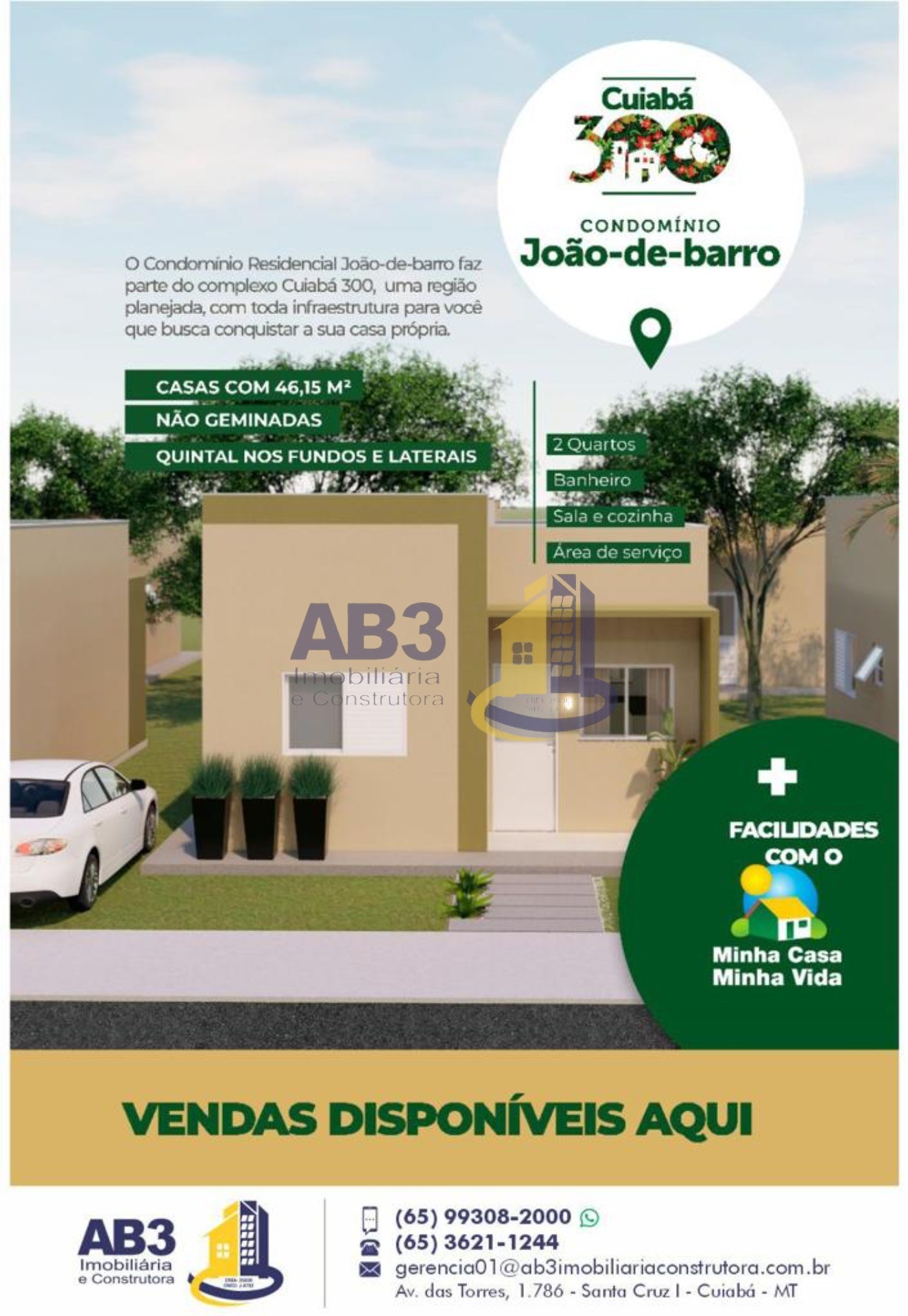 Casa, 2 quartos, 46 m² - Foto 1