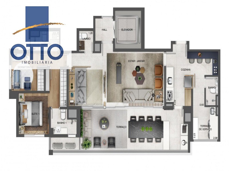 Apartamento, 3 quartos, 124 m² - Foto 19