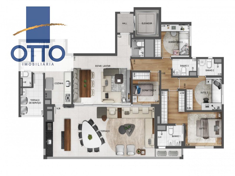 Apartamento, 4 quartos, 165 m² - Foto 20