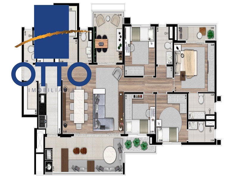 Apartamento, 4 quartos, 147 m² - Foto 36