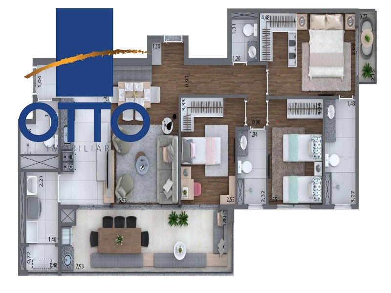 Apartamento, 3 quartos, 106 m² - Foto 11